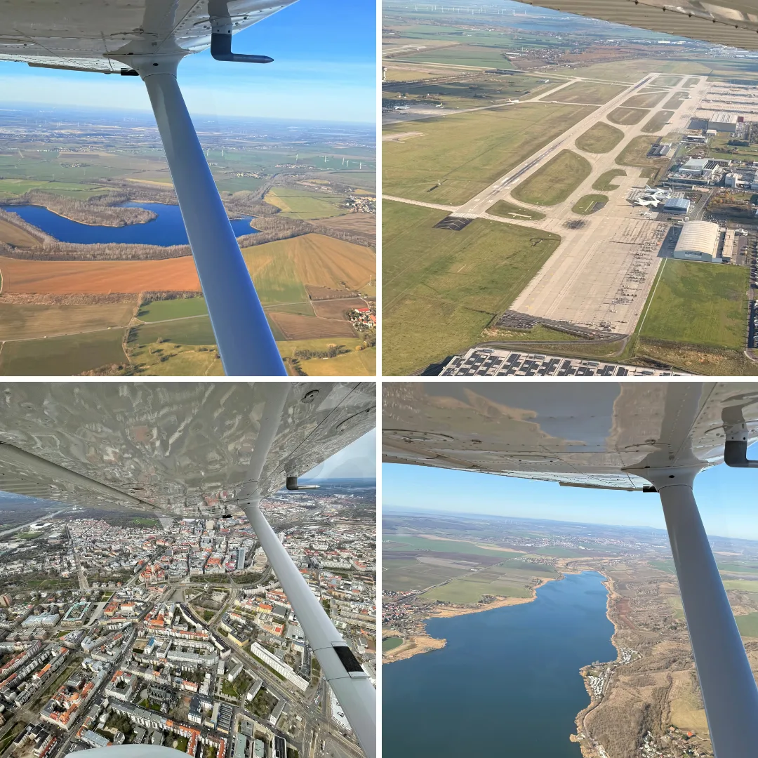 Rundflug 45 Min. – Halle & Leipzig von oben